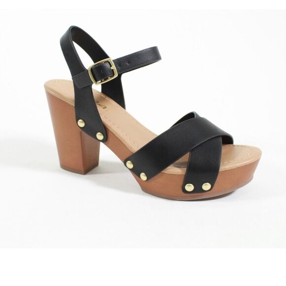 BRAND NEW SODA  WOMENS BLOCK HEEL PLATFORM SANDAL  - Picture 4 of 16